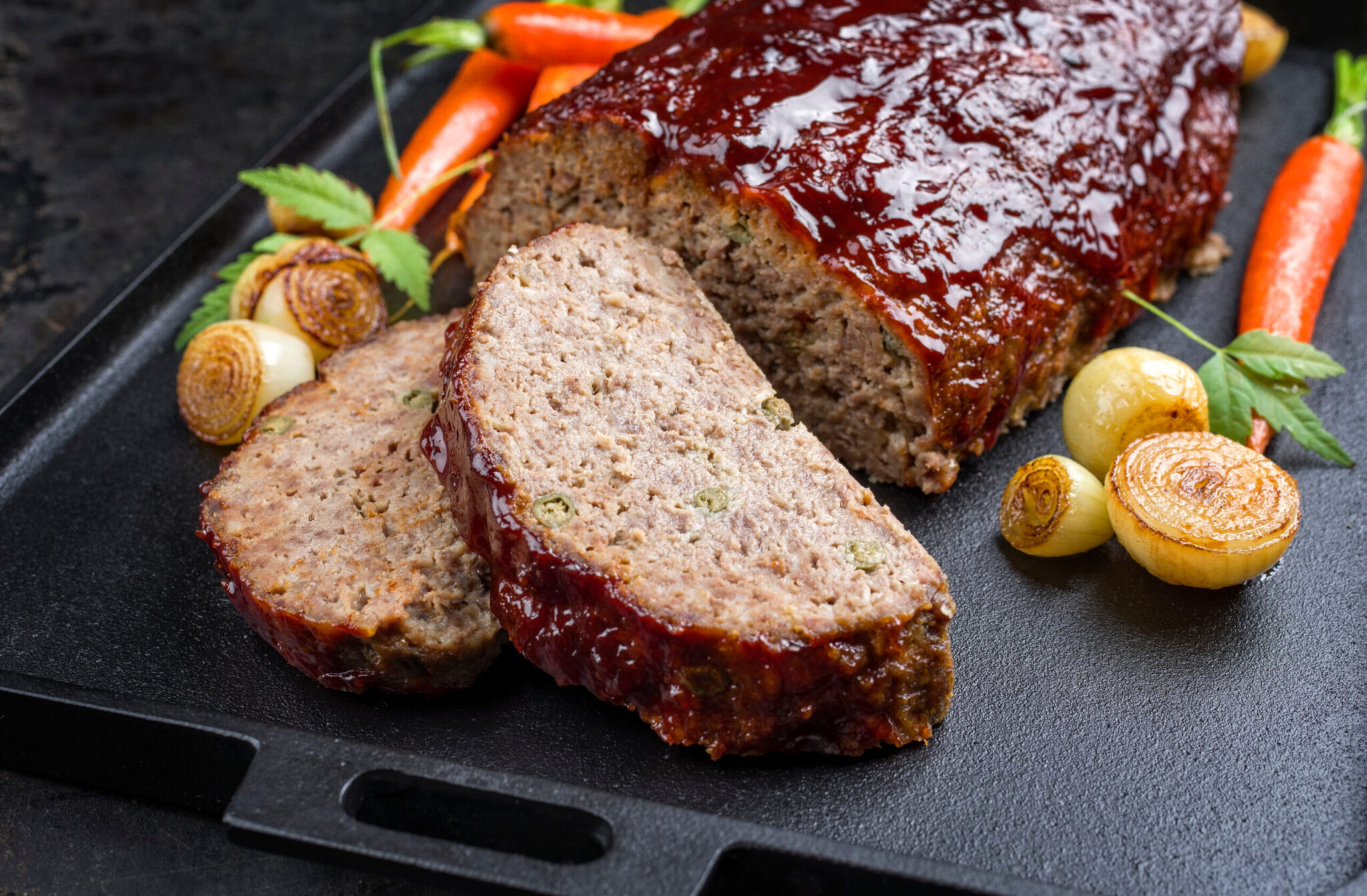 What ingredient keeps meatloaf from falling apart?