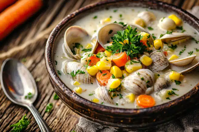 How to make canned clam chowder better