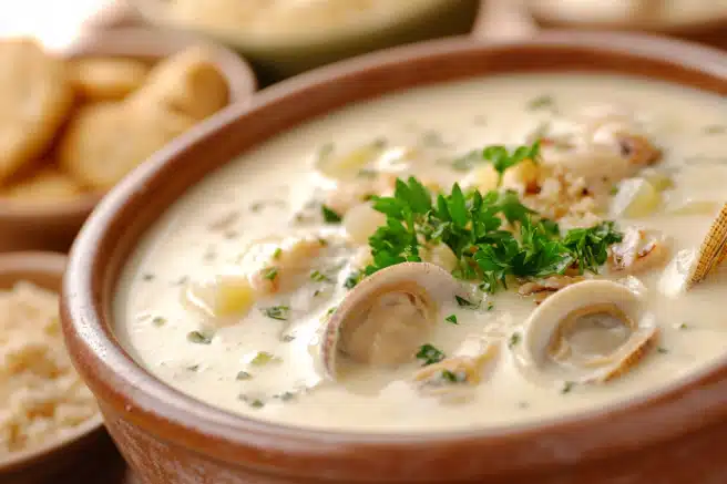What is the best thickener for clam chowder?