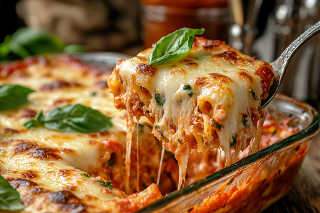 Does baked ziti contain ricotta cheese?