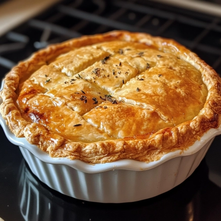 Does a pot pie have a bottom crust