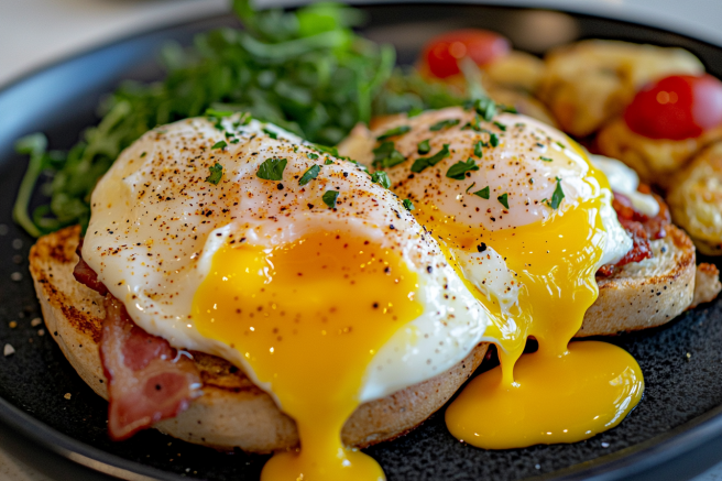 What are the ingredients in Eggs Benedict?