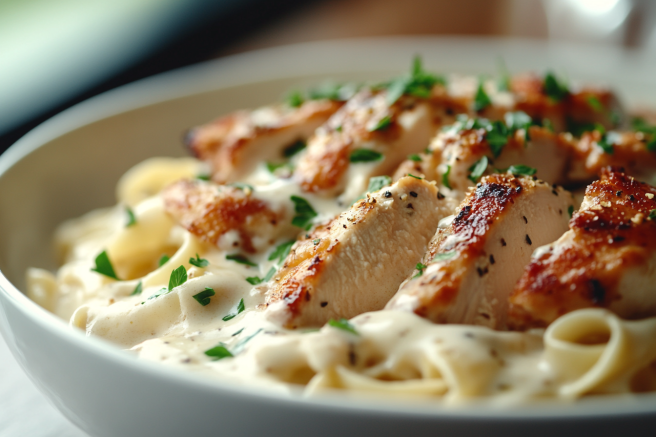 Enhance Chicken Alfredo